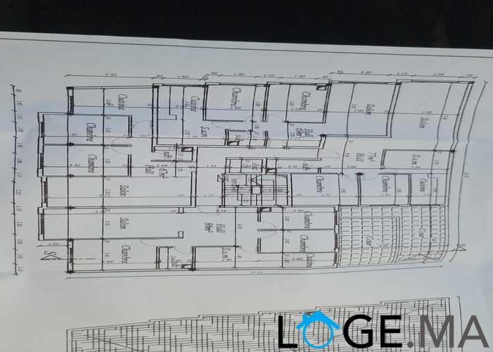 Réservation sur plan des appartements dans un immeuble R+4 a el jadida avec ascenseur, la cave,sous-sol. 