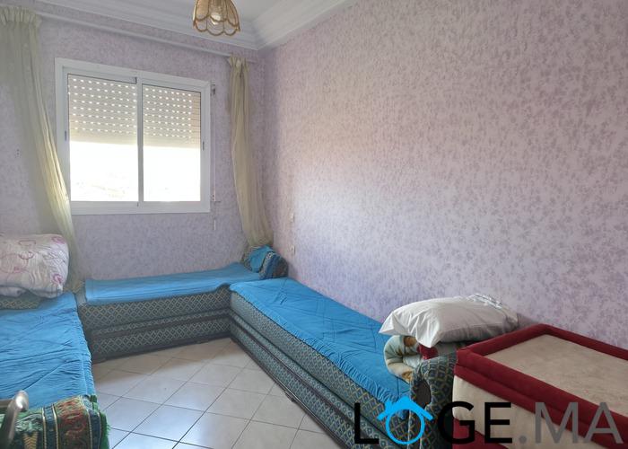 Appartement a vendre deuxième main au 3 ème étage de 88 m2 dans une résidence fermée près haut sidi bouzid a el jadida.